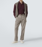 Brunello Cucinelli Cotton piqué shirt