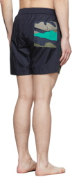 Moncler Navy Nylon Swim Shorts