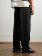 RÓHE - Wide-Leg Wool Trousers - Black