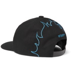 WTAPS - Logo-Embroidered Cotton-Twill Baseball Cap - Black