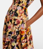 Ulla Johnson Marin floral cotton poplin midi dress