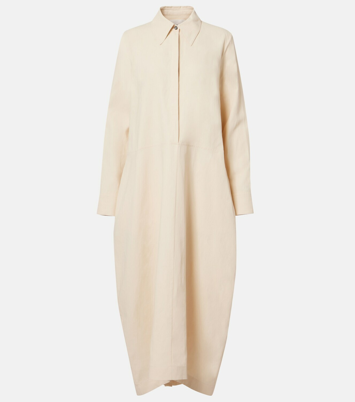 Jil Sander Oversized linen shirt dress
