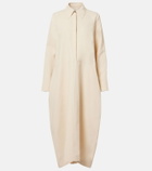 Jil Sander Oversized linen shirt dress
