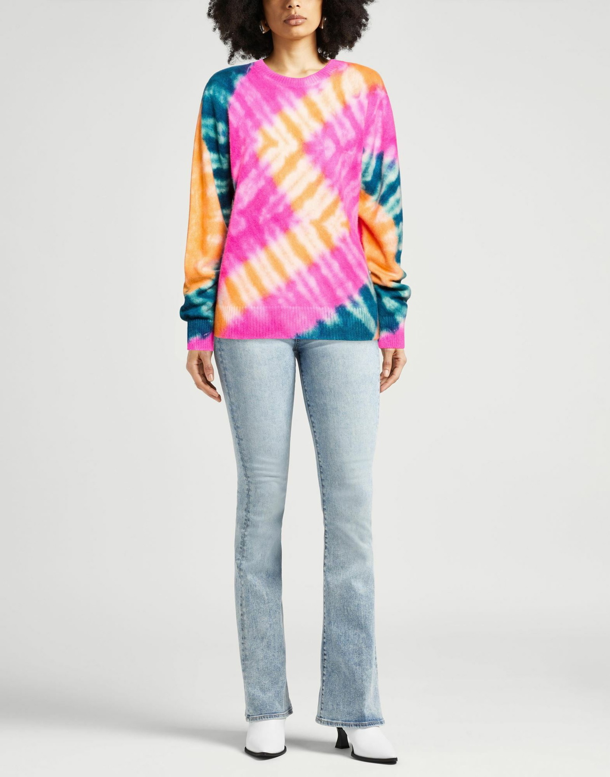 The Elder Statesman Womens Sweater Fuchsia