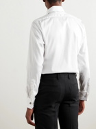 Thom Sweeney - Cutaway-Collar Cotton and Lyocell-Blend Shirt - White