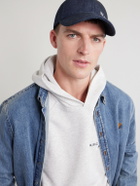 A.P.C. - Fragment Design Casquette Rabbit Logo-Embroidered Denim Baseball Cap - Blue