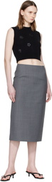 Cecilie Bahnsen Black Dean Sweater Vest