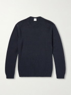 Eleventy - Cotton and Silk-Blend Sweater - Blue