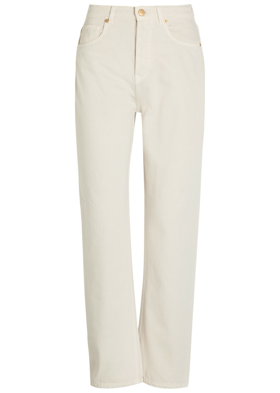 Tove Senna Straight-leg Jeans Ecru