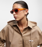 Prada Symbole oval sunglasses