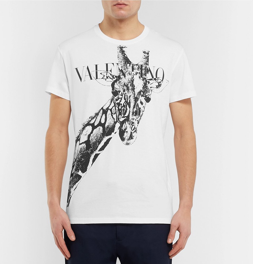 Valentino giraffe t on sale shirt