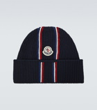 Moncler Logo wool beanie