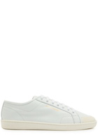 Saint Laurent Gym Leather Sneakers White