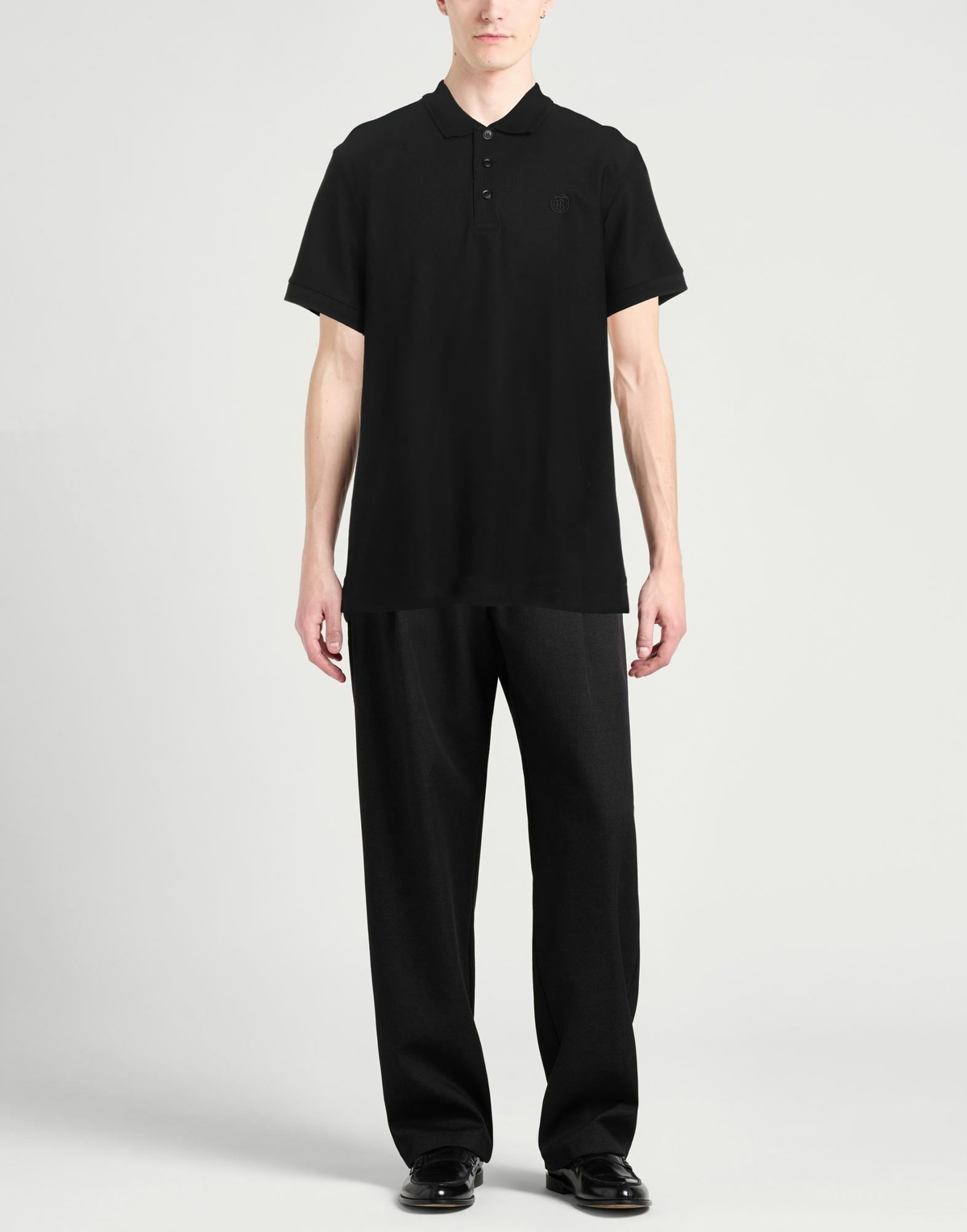 Burberry Mens Polo shirt in Black