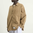 WTAPS Men's Txt 01 Long Sleeve Shirt in Brown