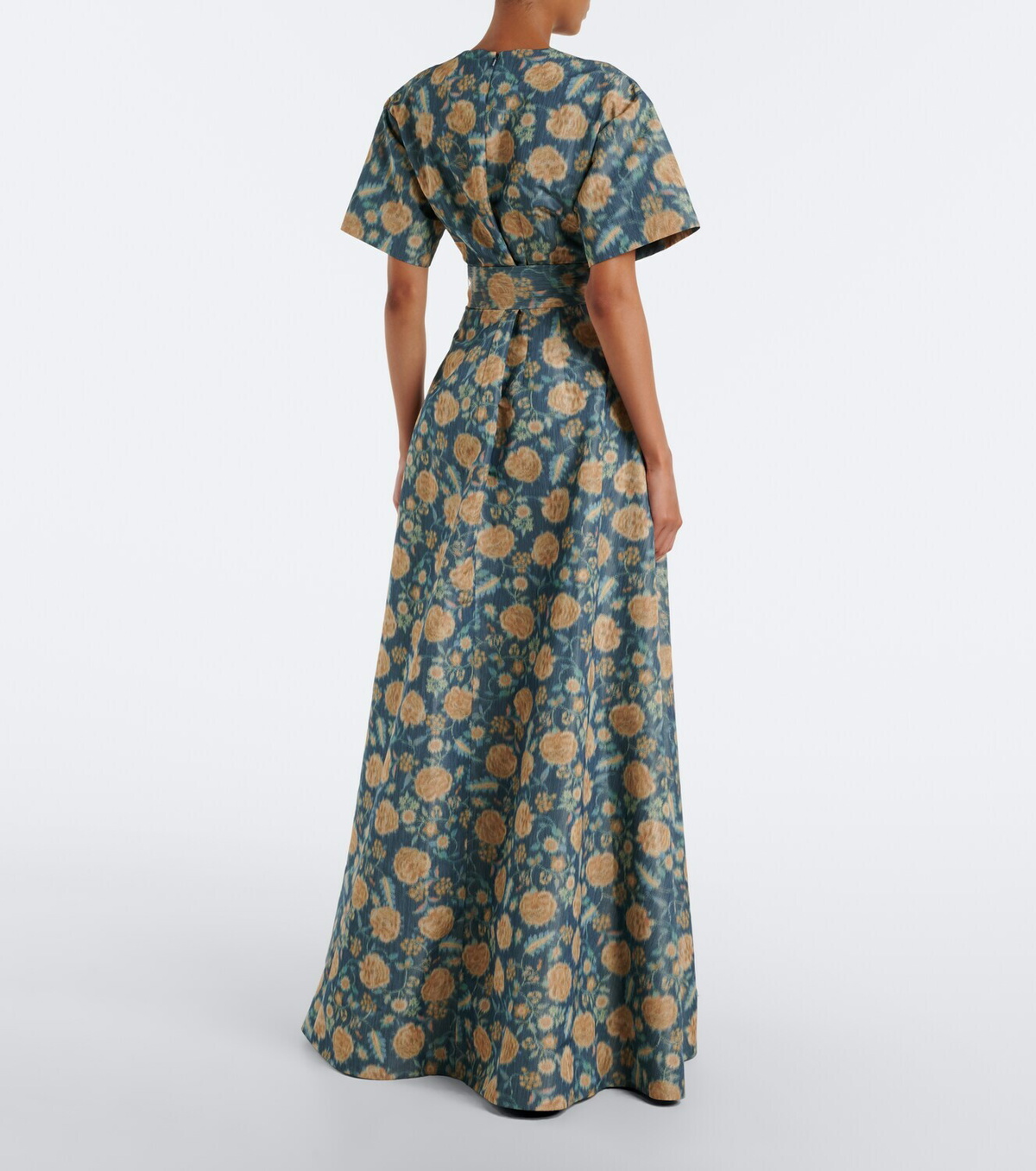 Markarian Margaretta belted floral gown