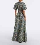 Markarian Margaretta belted floral gown