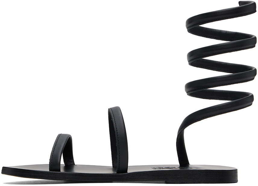 Ancient Greek Sandals Black Ofis Sandals