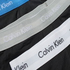 Calvin Klein Men's Low Rise Trunk - 3 Pack in Grey/White/Blue