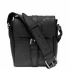 Gucci Men's Jumbo GG Buckle Cross Body Bag in Black