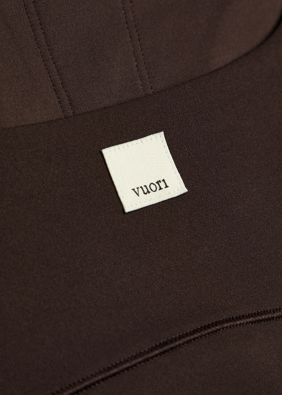Vuori Alltheform Stretch-jersey bra Brown