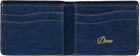 Dime Blue Cursive Bifold Wallet