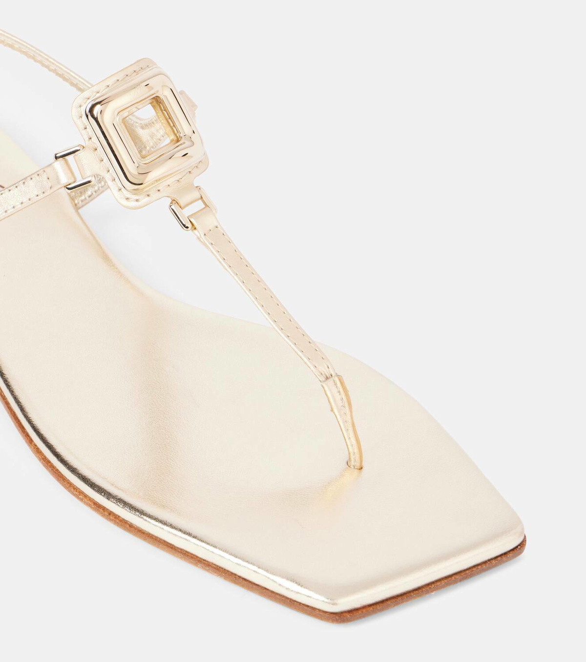 Roger Vivier Viv By The Sea leather thong sandals