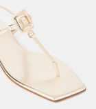 Roger Vivier Viv By The Sea leather thong sandals