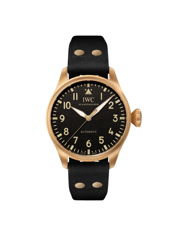 Photo: IWC Schaffhausen - Big Pilot's 43 MR PORTER Edition 1 Limited-Edition Automatic Bronze and Alcantara Watch, Ref. IW329703 - Black