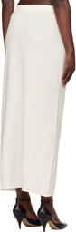 LISA YANG Off-White Charlotta Maxi Skirt