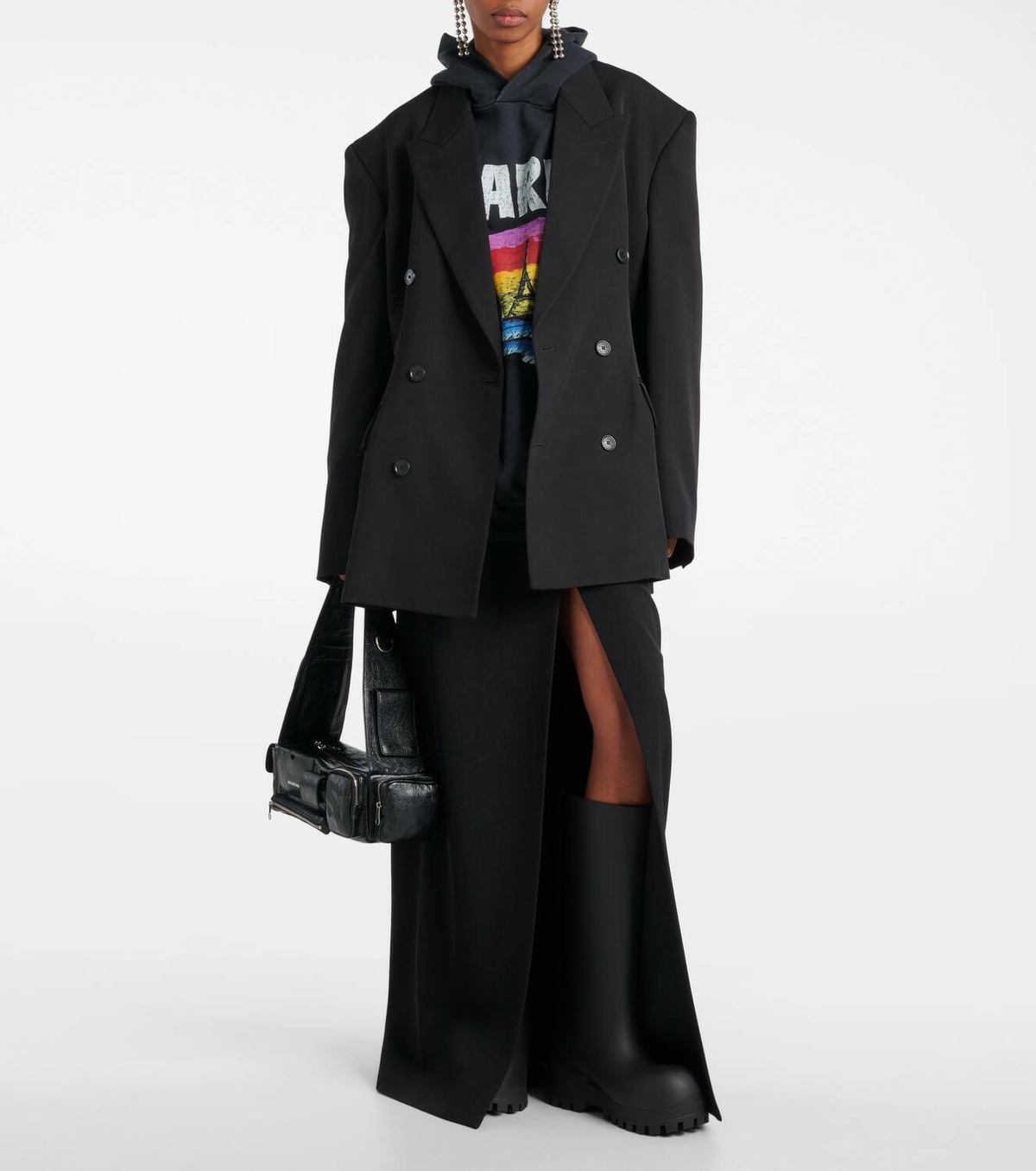 Balenciaga Bulldozer rain boots