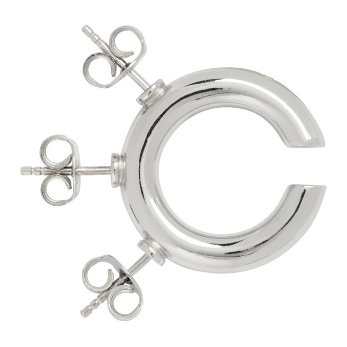 Dheygere Silver Stud Single Ear Cuff