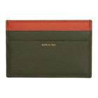 Paul Smith Navy Straw Grained Card Holder