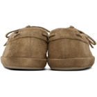 Marsèll Beige Scatopelle Suede Boat Shoes