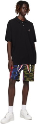 BAPE Black Ape Head One Point Polo