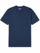 Vilebrequin - Titan Slim-Fit Logo-Embroidered Cotton-Jersey T-Shirt - Blue