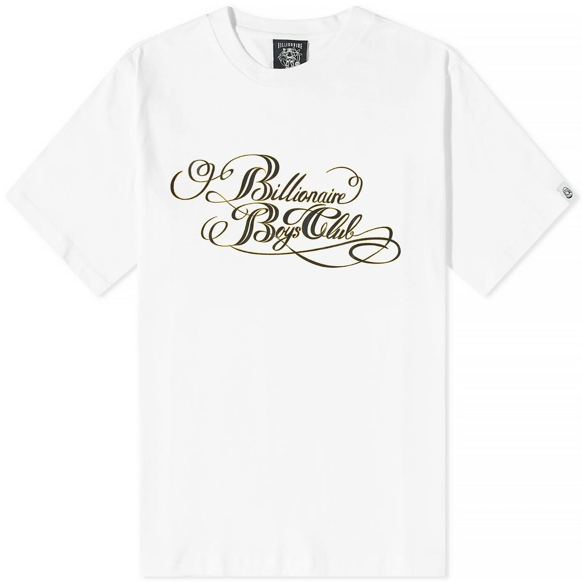 Billionaire Boys Club Men's Calligraphy Logo T-Shirt in White ...