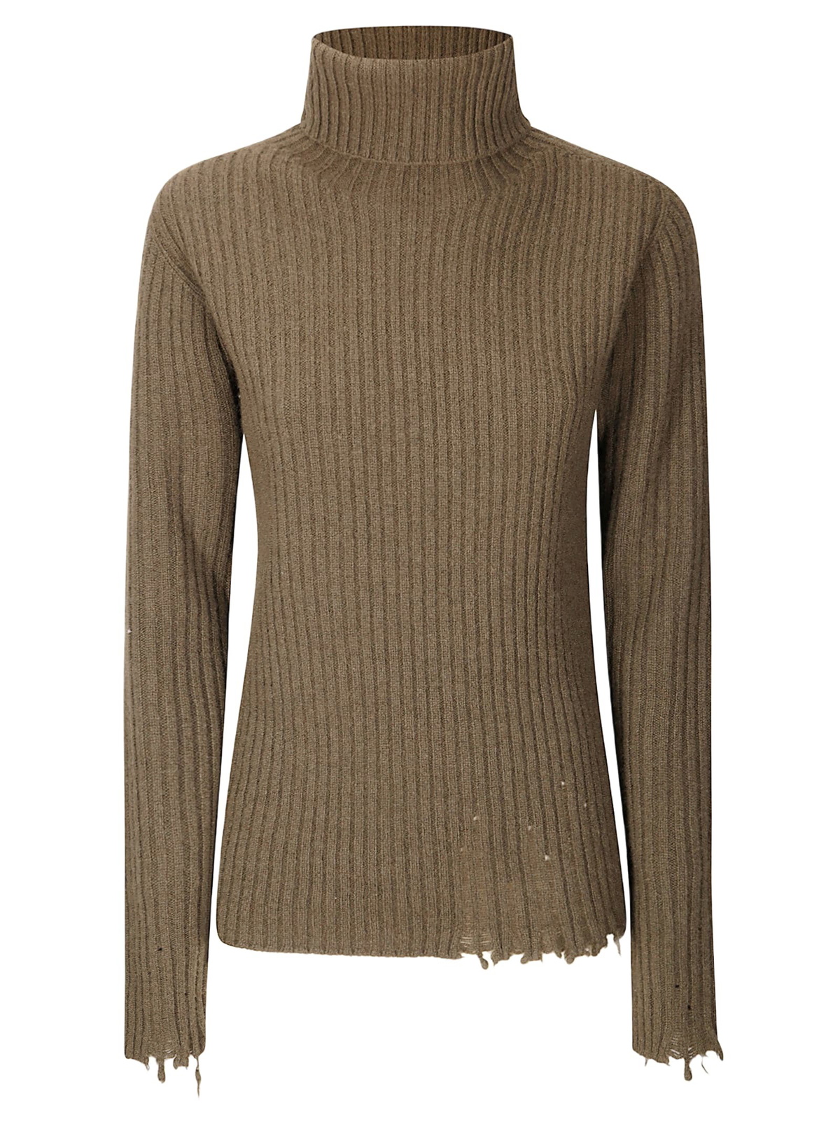 Uma Wang High Neck Rib Top