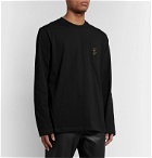 McQ Alexander McQueen - Logo-Embroidered Cotton-Jersey T-Shirt - Black