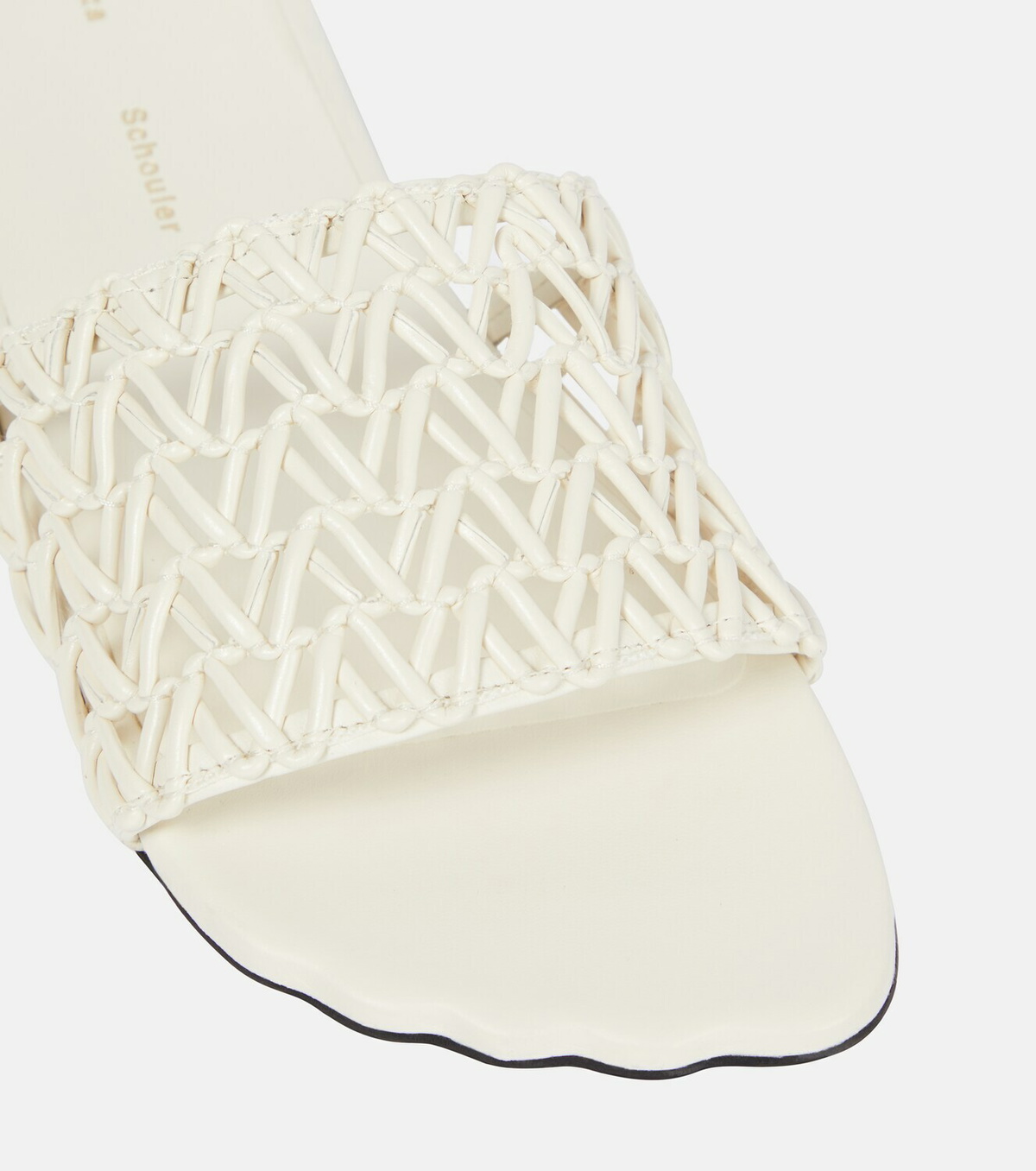Proenza Schouler Woven leather slides