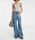 Loewe Anagram ribbed jersey tank top