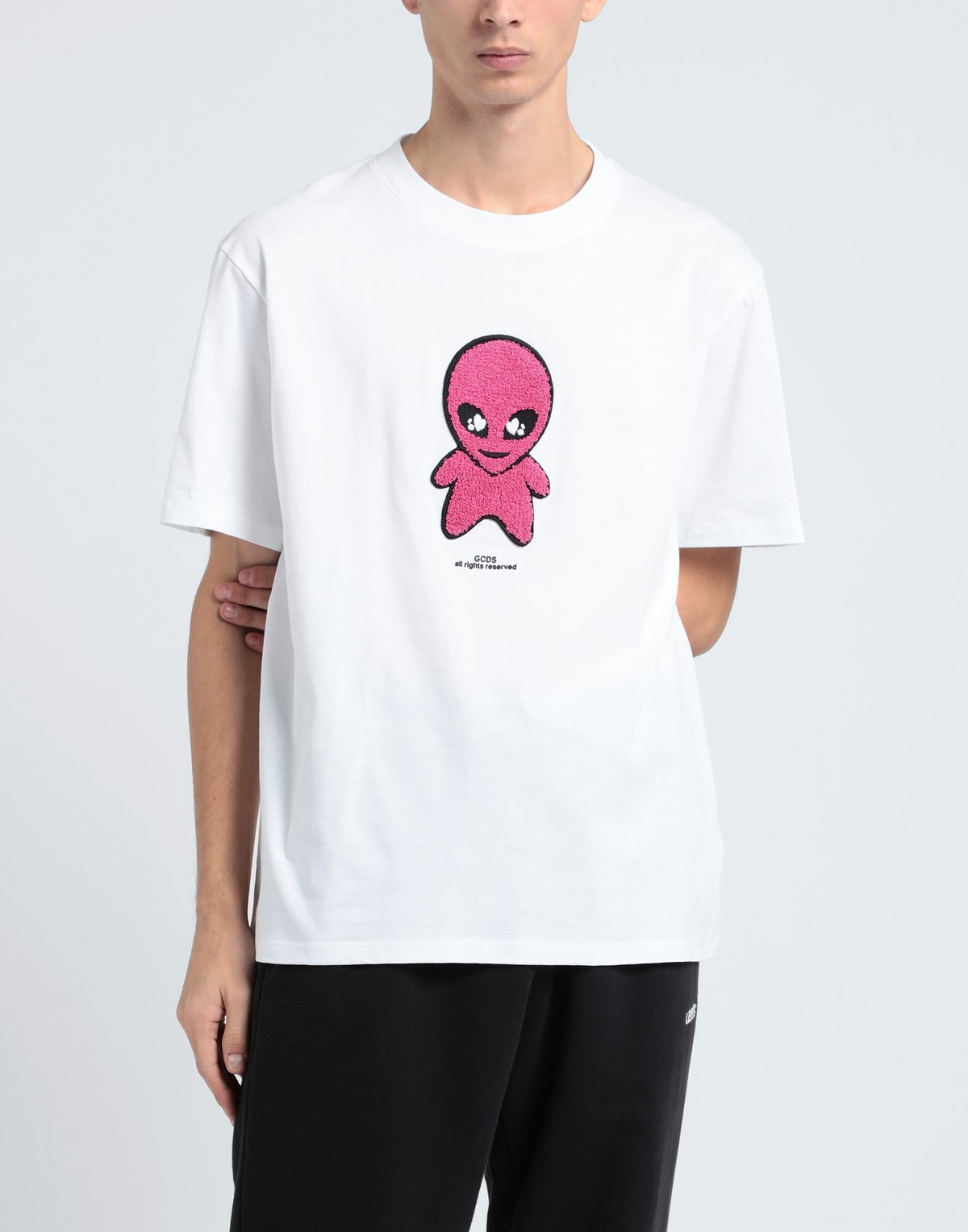 Gcds Mens T-shirt in White