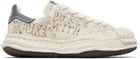 Maison MIHARA YASUHIRO Off-White Blakey OG Sole Graffiti Printed Canvas Sneakers