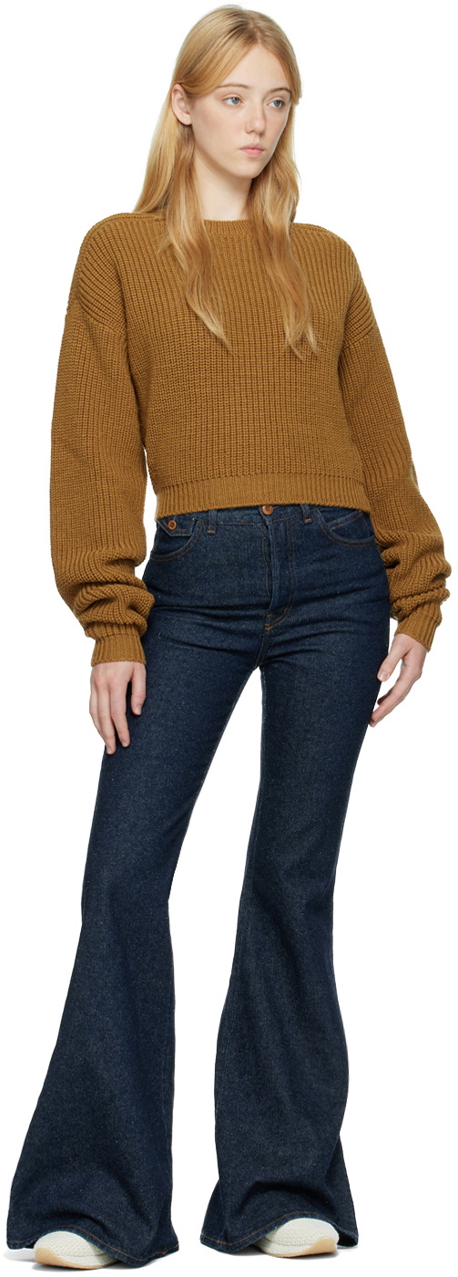 Quira SSENSE Exclusive Brown Raglan Sweater