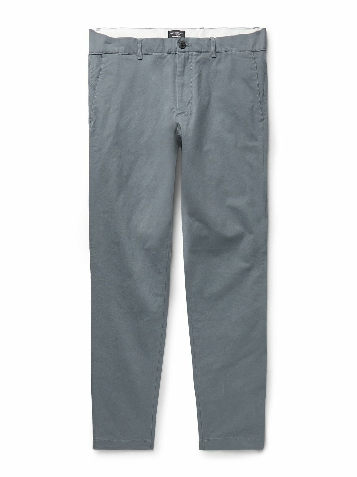 Club Monaco - Connor Slim-Fit Tapered Stretch-Cotton Twill Chinos - Green  Club Monaco