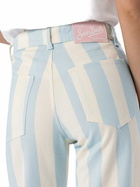 MC2 Saint Barth Woman Light Blue Striped Print Denim Belleville