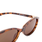 Le Specs Women's Duskfall Sunglasses in Tort/Brown Mono 