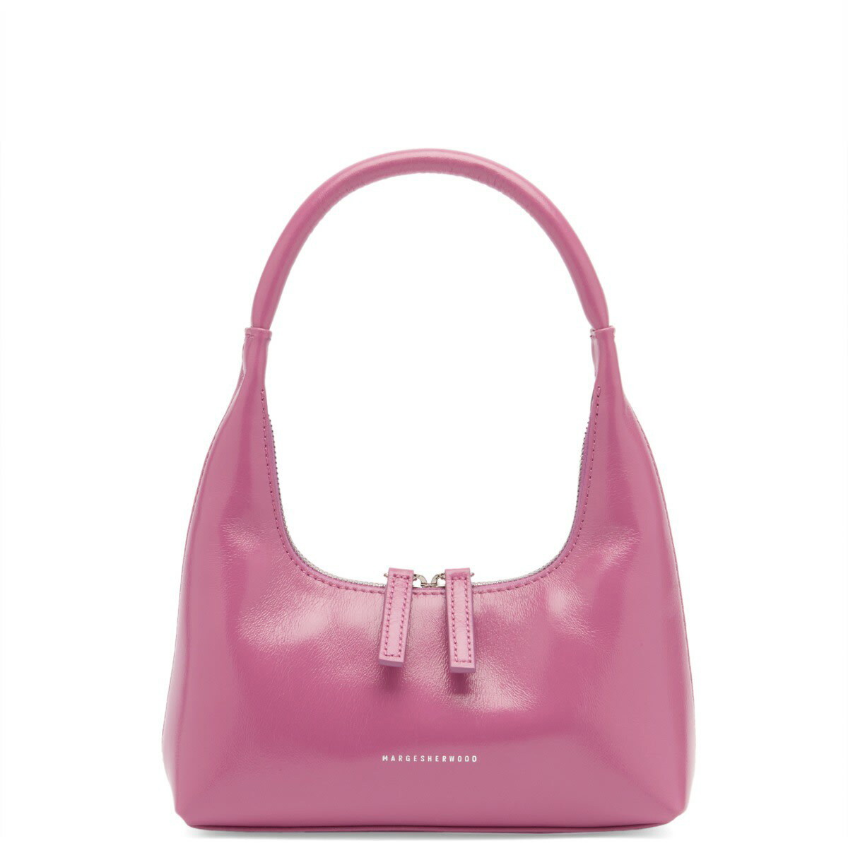 MARGESHERWOOD Women's Zipper Small Bag in Blue Dream Glossy