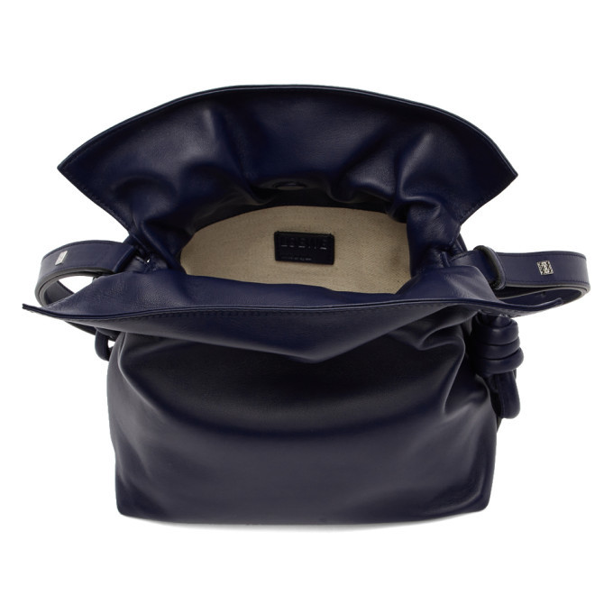 Loewe Navy Small Flamenco Knot Bag Loewe