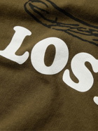 UNDERCOVER - Lost Printed Cotton-Jersey Sweatshirt - Brown